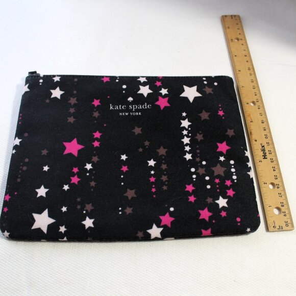 Kate Spade Star Pattern Cosmetic Bag EUC - Picture 5 of 6